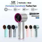 Quạt Mini Cầm Tay GOOJODOQ – 100 Cấp Gió, Pin Trâu, Mát Mẻ Suốt Ngày Dài