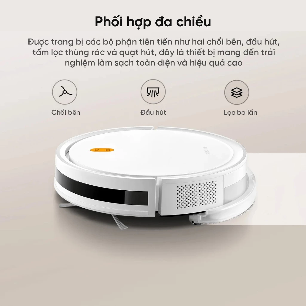 Đánh giá Xiaomi Vacuum E5 – Trợ thủ dọn dẹp thông minh cho ngôi nhà hiện đại